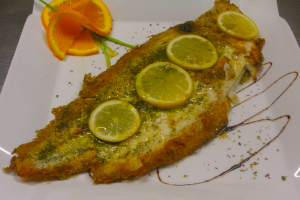 Sogliola gratinata
