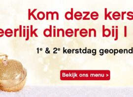 Kom heerlijk dineren bij I Fratelli deze kerst!